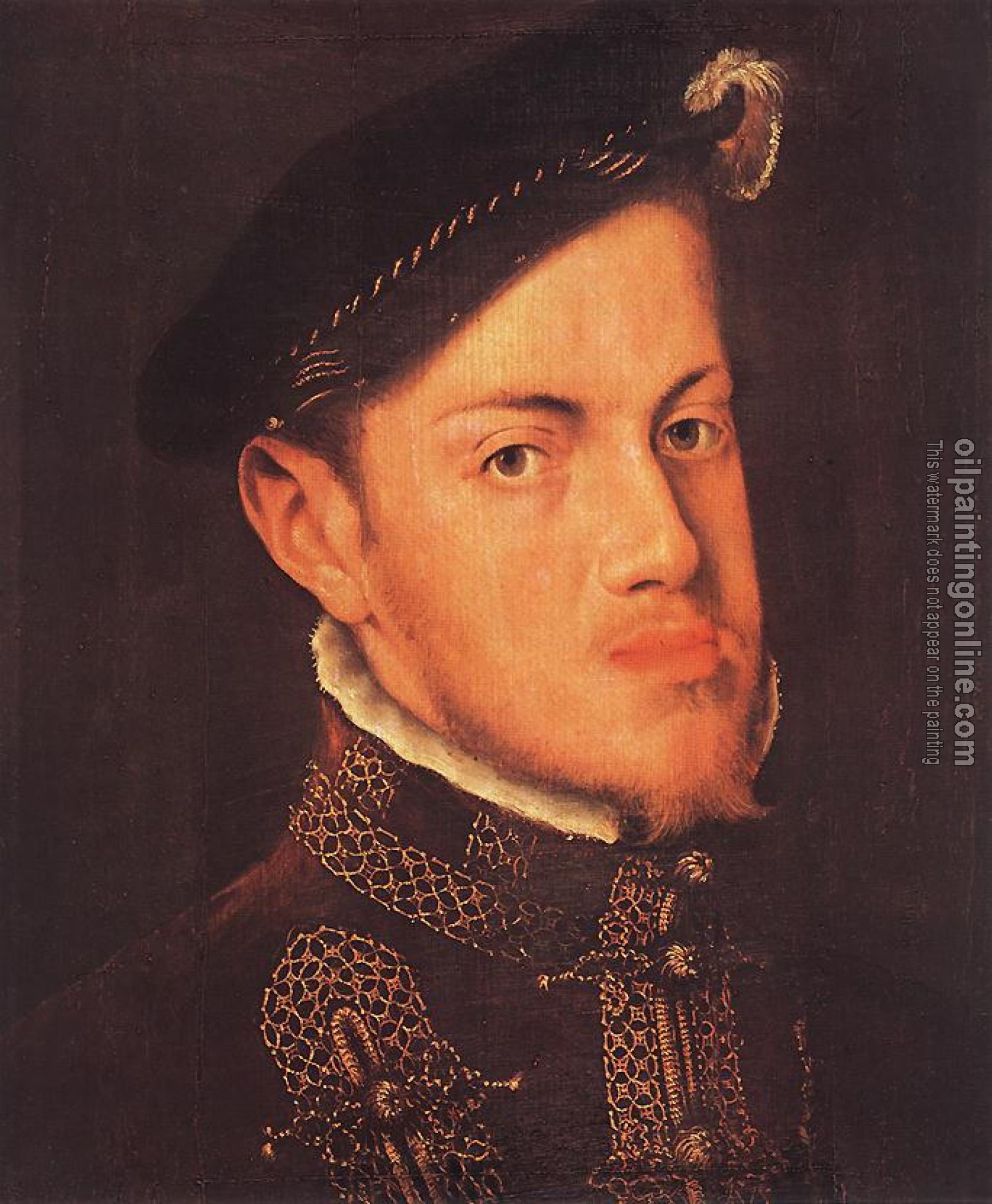 Mor Van Dashorst, Anthonis - Portrait of the Philip II, King of Spain